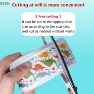 [OP] Silicone Dinosaurs Scar Tape For Kids Scar Tape For Surgical Scars Roll Reusable Medical Grade 