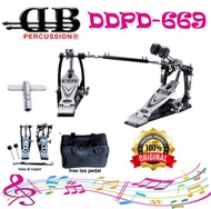 DOUBLE PEDAL DRUM DB PERCUSION DDPD-669 DOUBLE PEDAL DOUBLE CHAIN