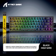 ATTACK SHARK | X68HE X68PRO HE ATTACK SHARK Thri-Mode Wireless Mechanical Keyboard 5000mAh 8K Pollin