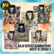 MJ Ai Shirt with Paper Pattern for Prayer Cheng Beng Ancestor Pattern Shirt/ 1 Set