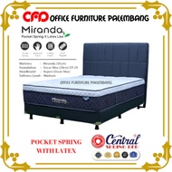 springbed central miranda pocket latex matras kasur springbed original