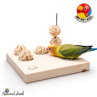 MY PET BIRD Takraw Ball How Can Play Besides Throwing On The Ground | Game Table Bird Toys W064