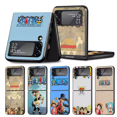 Anime One Pieces Back Cover Phone Case for Samsung Galaxy Z Flip 3 Z Flip Z Flip 5 Z FLIP 6