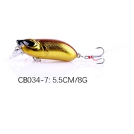 Mininow Lure 3D Eye Specialized Lure Fishing Tackle 5.5cm long, 8g weight_Lure_43