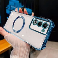 OPPO A5i Pro 2025 New Case Magnetic Shockproof Transparent With Magnet Ring 2025 New Design Clear Ca