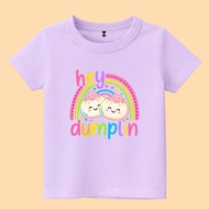 Cute dumpling picture children's t-shirt