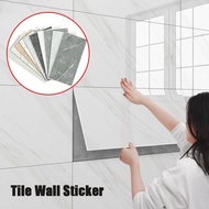 Kitchen Wall Sticker 30x60cm Marble Tile Paper Bathroom Wallpaper Waterproof Self-Adhesive Mozek Til