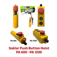 Switch On Off Switch Up Down Push Button Hoist PA 600 and PA 1200