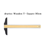 *Clearance Stock* drartec Wooden Double Side T Square Ruler (90cm,35 inch) ART SHOP