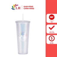 Ly Diamond P/S 700ml - Nhựa 2 lớp được dập nổi hình khối bắt sáng và bắt mắt không giữ nhiệt và giữ