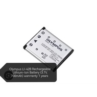 Olympus LI-42B Rechargeable Lithium-Ion Battery (3.7V, 700mAh)