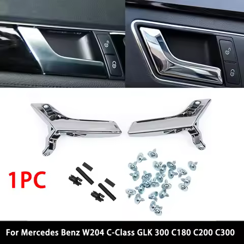 For Mercedes Benz W204 C-Class GLK 300 C180 C200 C300 New Upgraded Interior Chrome Opening Door Hand