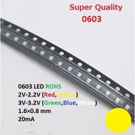 0603 Yellow Yellow LED SMD Super Quality