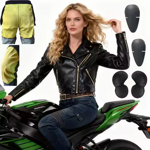 Motorcycle Jeans for Women Aramid Riding Pants Safety Protection Kevlar Motocross Trousers Gear