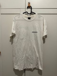 Gregory男裝短袖T-shirt(白色，M size。東京銀座專門店，開店限定商品)