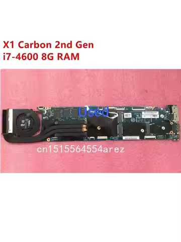 Used For Lenovo ThinkPad X1 CARBON 2nd Gen TYPE 20A7 20A8 Motherboard Mainboard I7 i7-4600 CPU 8GB 0