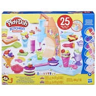 Xizhi Haoji Toy Store Hasbro Play-Do Clay Rotating Ice Cream Game Set HF7378-5L00