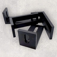 4040C Bracket 2 Holes (Black)