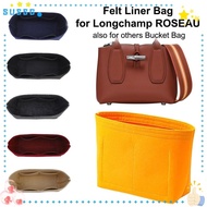 SUSSG Liner Bag, Multi-Pocket Felt Insert Bag, Durable Travel Bucket Bag Storage Bags Bag Organizer for Longchamp ROSEAU