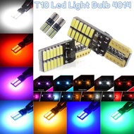 24 SMD LED Car T10 Led Light Bulb 4014 Chip License Plate Lights Signal Reverse Lampu Motor Kereta