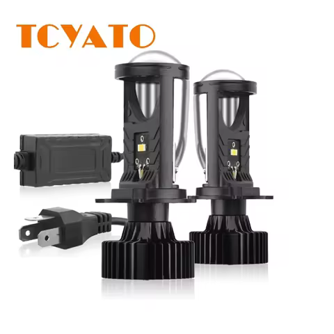 TCYATO Y6D Lens H4 LED Headlight Universal 12V Car Light Far Integrated Headlight of Y7 Type Univers