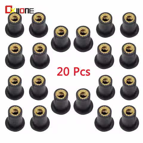 M5 5MM Motorcycle Windscreen Well nut Rubber Well Nuts FOR SUZUKI GSXR1000 K7 GSXR 1000 GSX R1000 GS