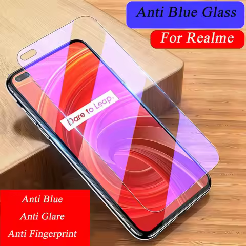 Anti Blue Tempered Glass for Realme X7 Max X50 Pro X50M Player X3 Super Zoom Screen Protector for Re