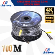 Cable hdmi 2.0 Active Fiber optical 4K - Cable hdmi 2.0 optiC 100 M