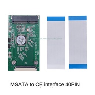 6 cm msata Solid State SSD to CE|ZIF Interface Transfer Card 1.8 inch SSD Hard Disk Transfer Card