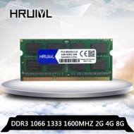 Notebook Ram Sodimm 2gb 4gb 8gb DDR3 1066 1333 1600 1066mhz 1333mhz 1600mhz DDR3L DDR3 4GB 4G 8G Memory Ram Memoria sdram Laptop