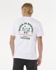 RIP CURL เสื้อยืด 13DMTE RCT M DEST TEE THAI WORK IS BORING 2025-S2