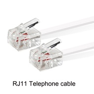 Short 20cm /30cm /50cm / 100cm RJ11 2-Pin Telephone Phone ADSL Modem Line Cable 6p2c for Fax Modem P