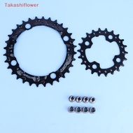 (Takashiflower) BUCKLOS 104BCD Chainring 3x9S 22T/32T/44T Mountain Bike Chain Ring 104/64BCD Triple 