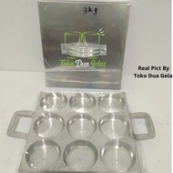 Mini Martabak Cake Mold Aluminum Mud 9 Holes Heaven Apem 9 Holes Thick anti-Rust