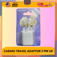 CASIMO TRAVEL ADAPTOR 3 PIN UK