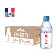Evian Natural Mineral Water 24 X 330ML - Case