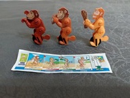 [絕版] 3/4 舊版 Kinder Surprise 健達出奇蛋玩具 - K97 N52, 53,54原始人進化記 #vintage#Kinder Toy#90s#經典#創意#益智