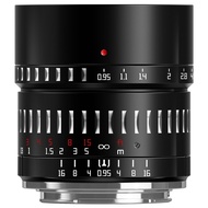 Ttartisan 50มม. F0.95 APS-C ด้วยมือรูรับแสงขนาดใหญ่โฟกัสเลนส์สำหรับ Sony ฟูจิ X นิคอน Z Canon M R Sigma Leica L โอลิมปัส M4/3เมาท์