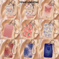 TONFASHION Credit Card Holders, Plastic Business Card Holder, Cute ID Card Sleeve Child