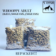 WHOOPY DOG FOOD ( ADULT) FOR ALL BREED * REPACKED* ( 1KILO, 500GRAMS,250GRAMS)