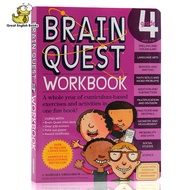 (In Stock) แบบฝึกหัดภาษาอังกฤษ Brain Quest Workbook: Grade 4 age: 9-10   หนังสือเด็กภาษาอังกฤษ