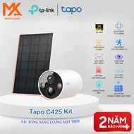 [Genuine] Tapo C425 KIT – Outdoor Security Camera with Rechargeable Battery + Solar Panel