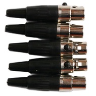 TA4F Mini 4Pin XLR Connector Kit(5 Pieces) for EV Microphones-DIY Welding Spare Parts