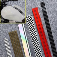 Motorcycle Long Strip Sticker Reflective Vintage Fuel Tank Fender Decal Motorcycle Accessories