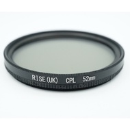 Rise UK CPL 52 mm Circular Polarizing Lens Filter - 52mm CPL Filter