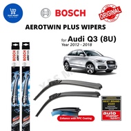 Genuine Bosch Aerotwin Plus Multi Clip Wiper Set for Audi Q3 [8U] (set) (24"/21")