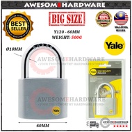 (BIG SIZE) YALE Y120/60/135/1 Y120 60MM HEAVY DUTY SOLID BRASS PADLOCK