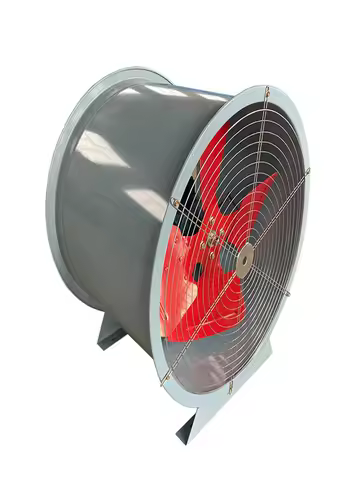 Fiberglass axial flow fan, high-power, low-noise axial flow blower, industrial pipeline explosion-pr