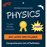 🔥🔥 SPM F4 & 5 Physics Definition Cheat Sheet for DLP Students (Printable)