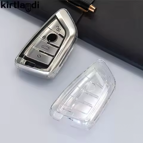Transparent TPU Key Case For BMW F30 F31 F32 F34 F21 F07 F10 3 5 7 Series X1 X3 G01 X5 F15 F16 M3 M4